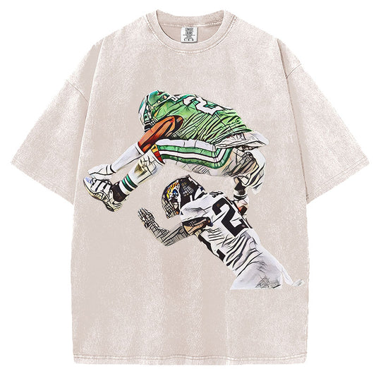 Saquon Barkley Hurdle Backwards Jump T-shirt/Sweatshirt