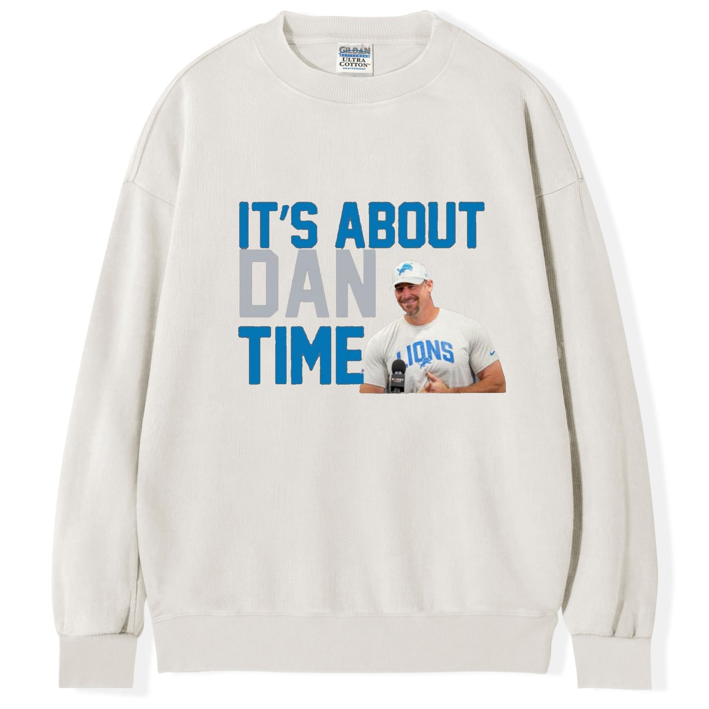 Detroit Football It’s About Dan Time Dan Campbell T-Shirt/Sweatshirt