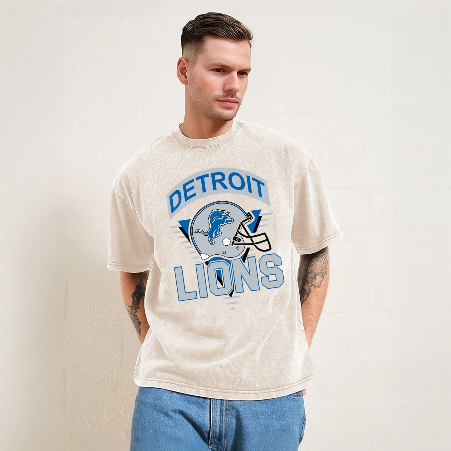 Vintage Retro Detroit Lions T-shirt/Sweatshirt