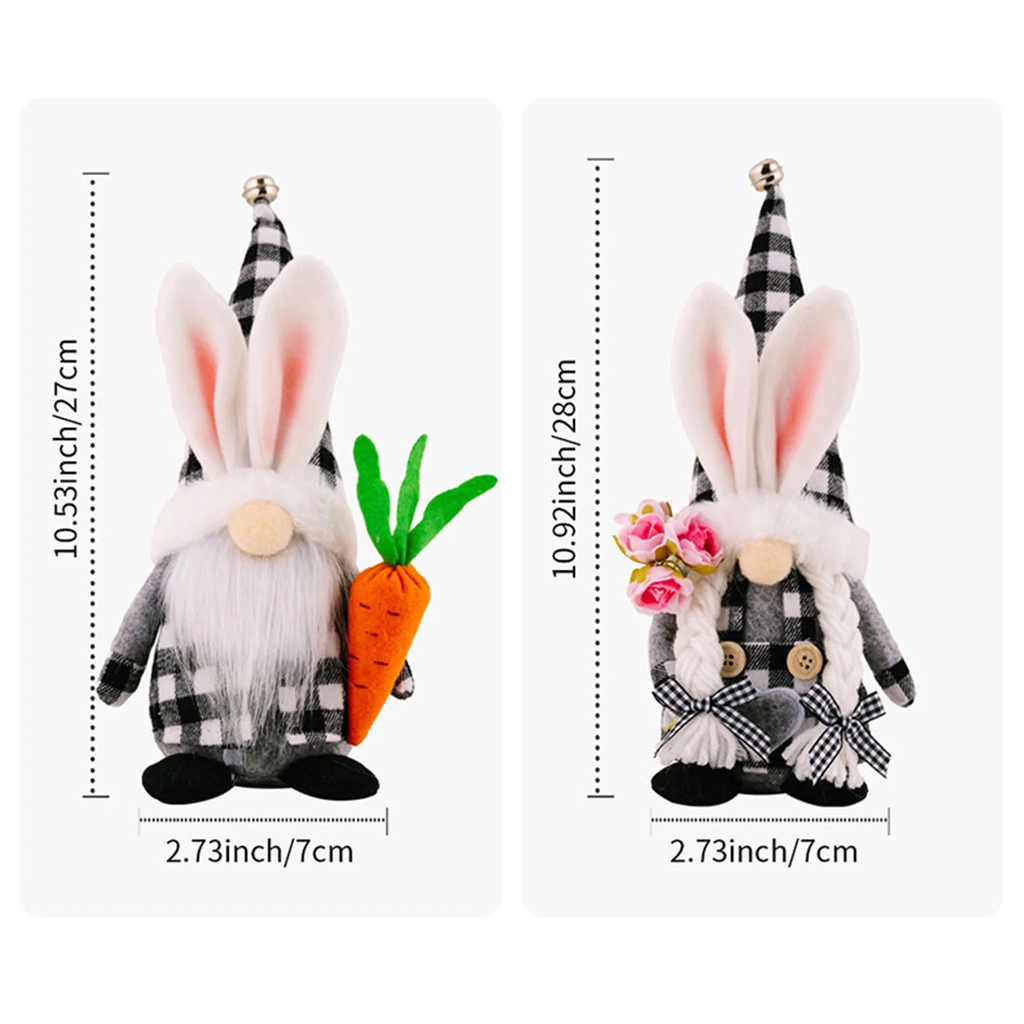 Easter Gnome Plush Elf Decorations