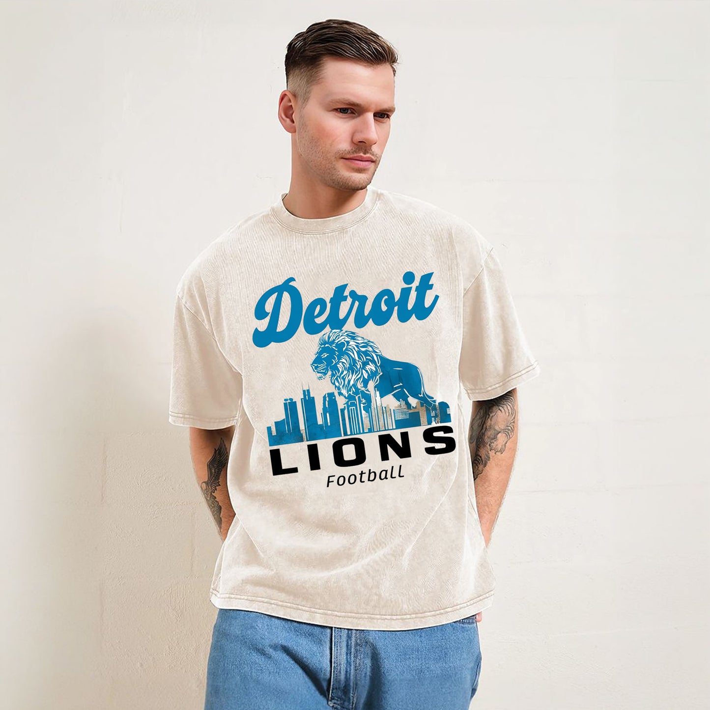 Retro Detroit Lions T-Shirt/Sweatshirt