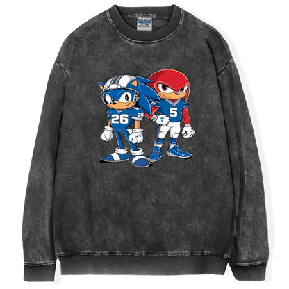 Sonic and knuckles Montgomery Gibbs like Detroit lions T-shirt/Sweatshirt