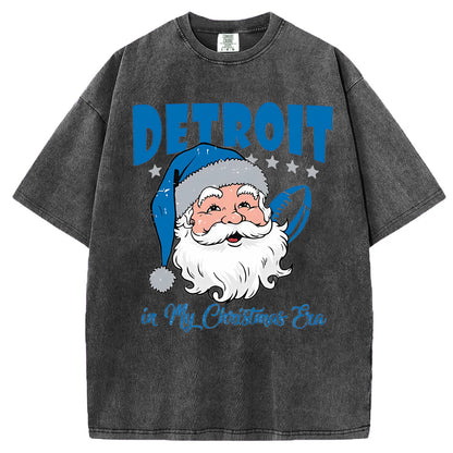 Vintage Detroit Football In My Christmas Era T-Shirt/Sweatshirt
