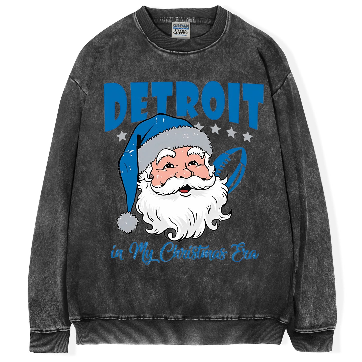 Vintage Detroit Football In My Christmas Era T-Shirt/Sweatshirt