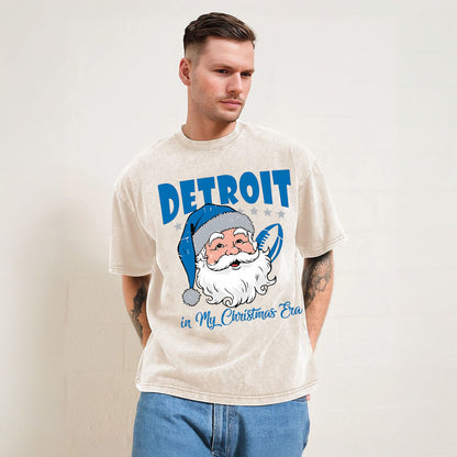 Vintage Detroit Football In My Christmas Era T-Shirt/Sweatshirt