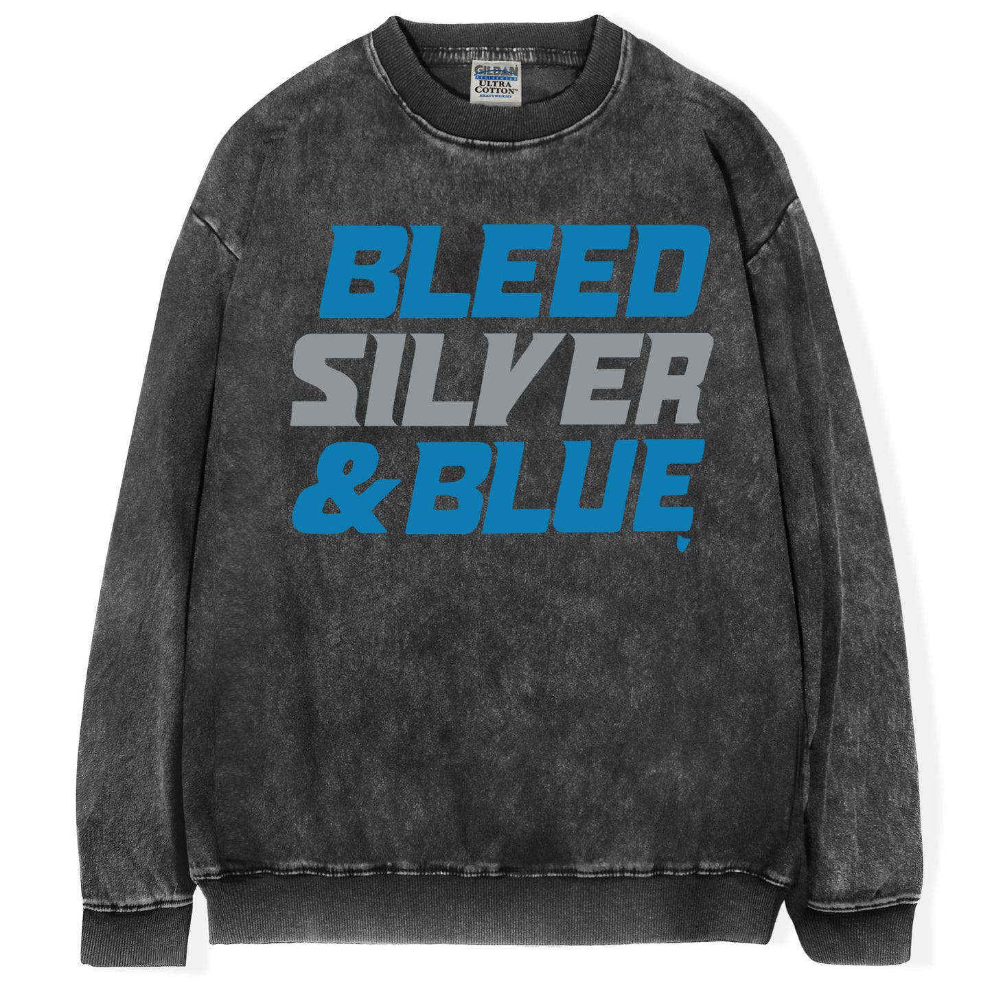Detroit Football: Bleed Silver & Blue T-shirt/Sweatshirt
