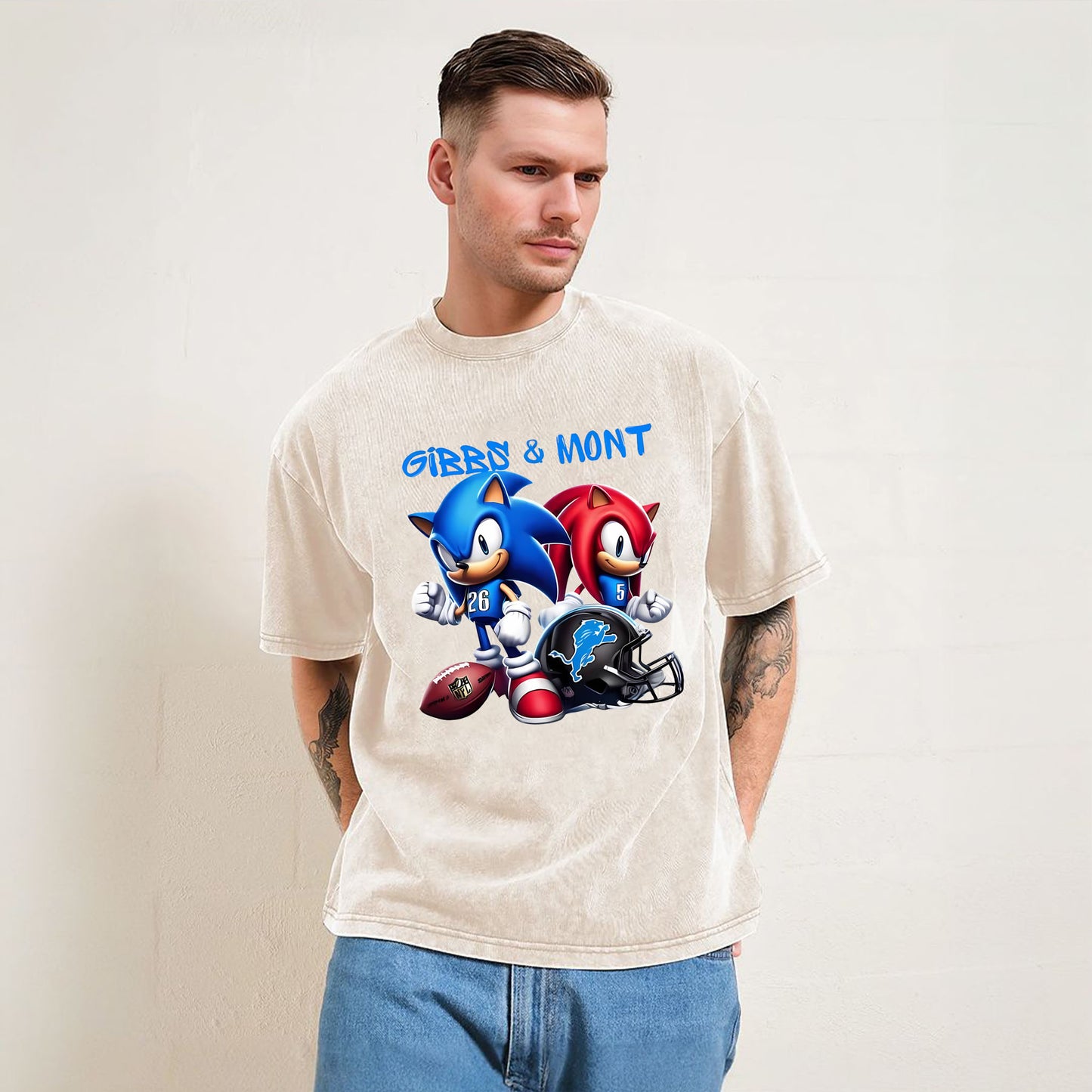 Sonic and Knuckles Tshirt, Detroit Football Sweatshirt