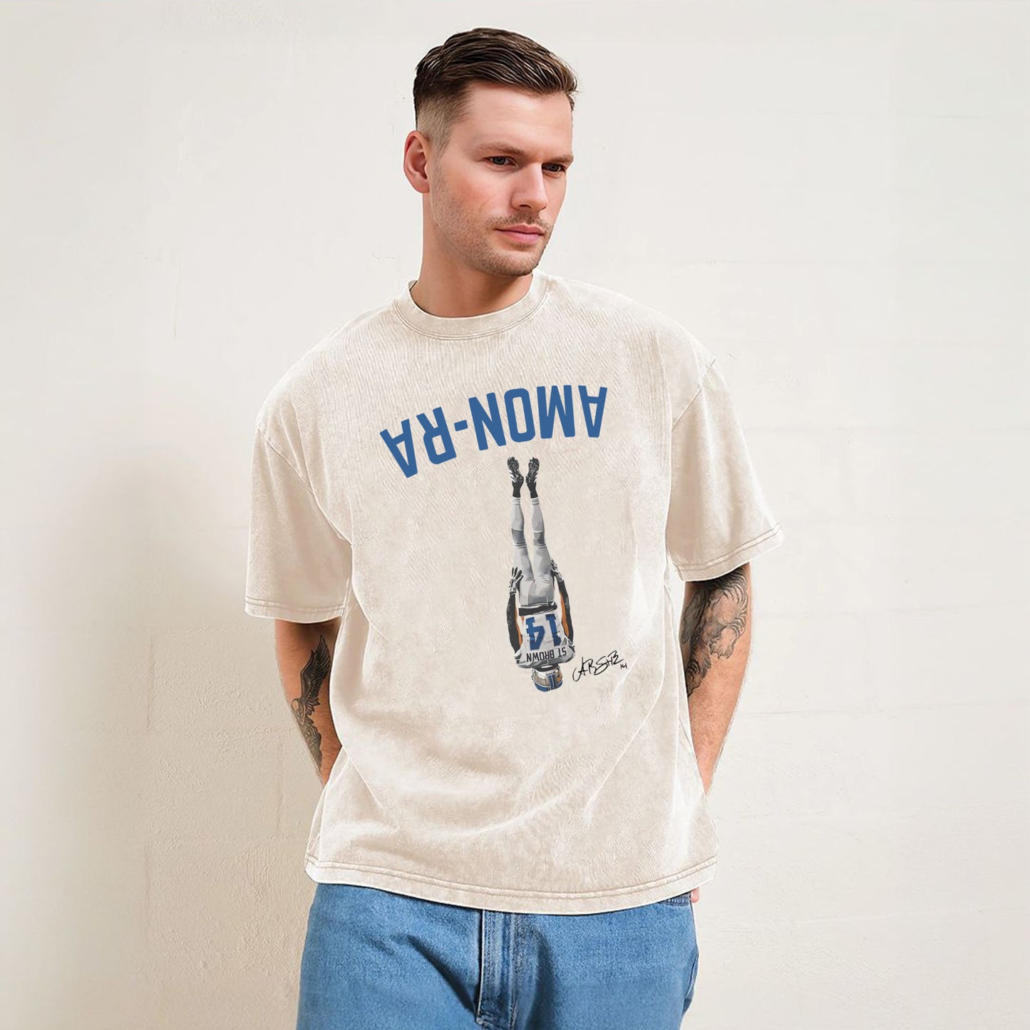 Amon-Ra St. Brown Headstand T-shirt/Sweatshirt