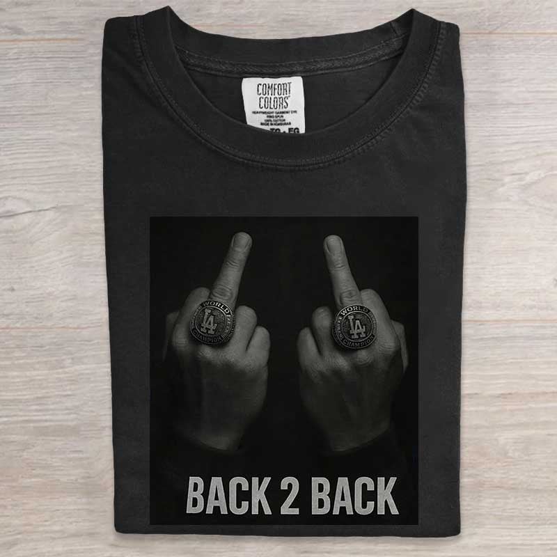 BACK 2 BACK Women's Crew Neck Printed T-Shirt