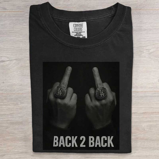 BACK 2 BACK Women's Crew Neck Printed T-Shirt
