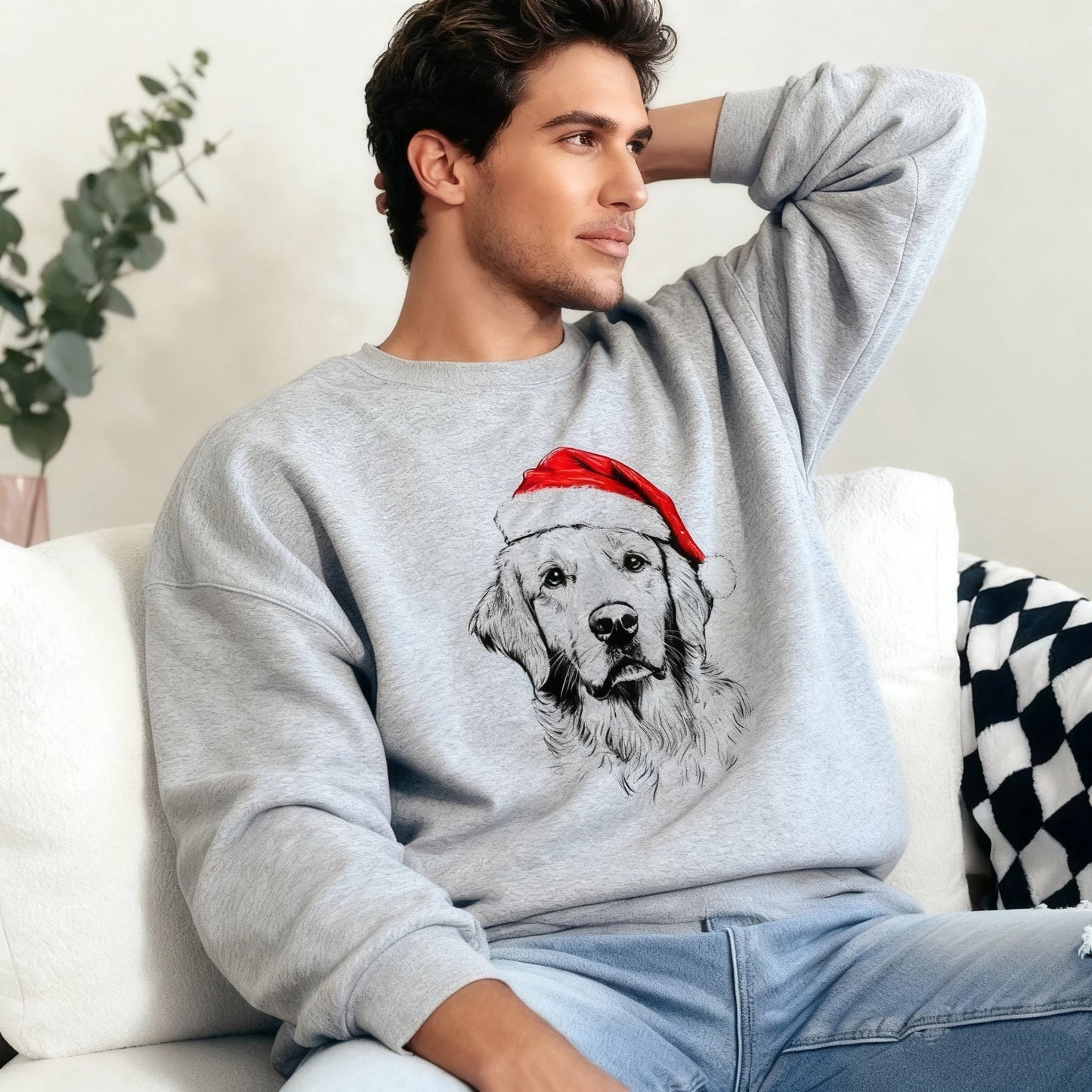 🎅Christmas Dog Sweatshirts - 50 Dog Breeds - Unisex Festive Pullovers🐾💖
