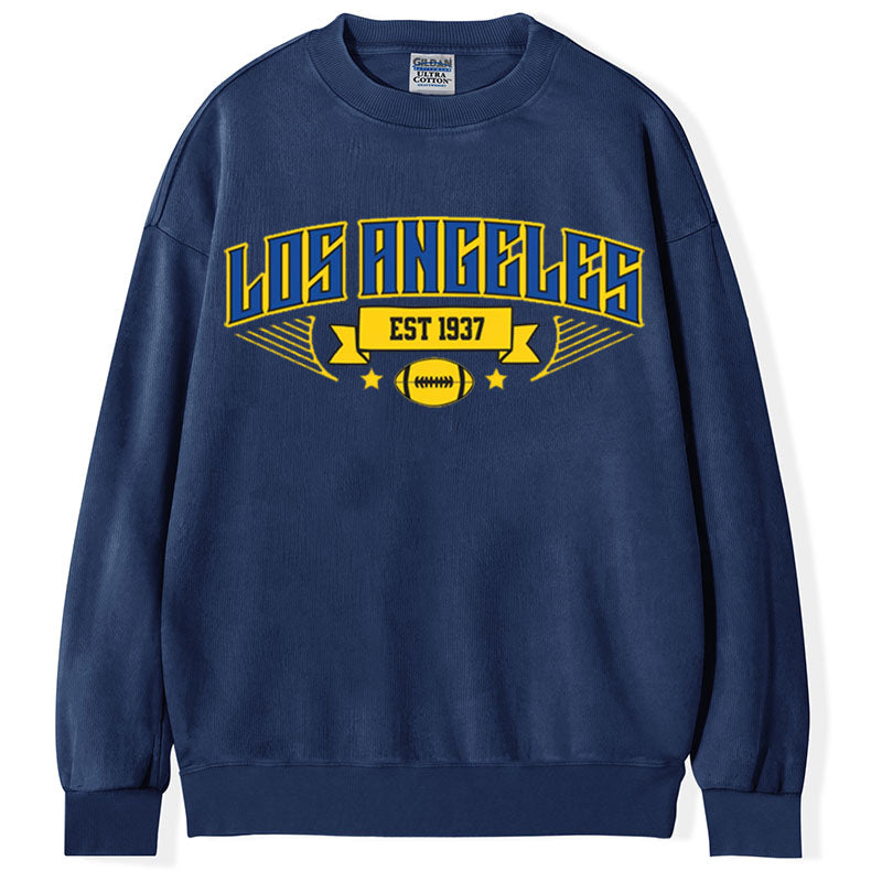 Vintage Los Angeles Football Sweatshirt - Rams Comfort Colors Football T-Shirt