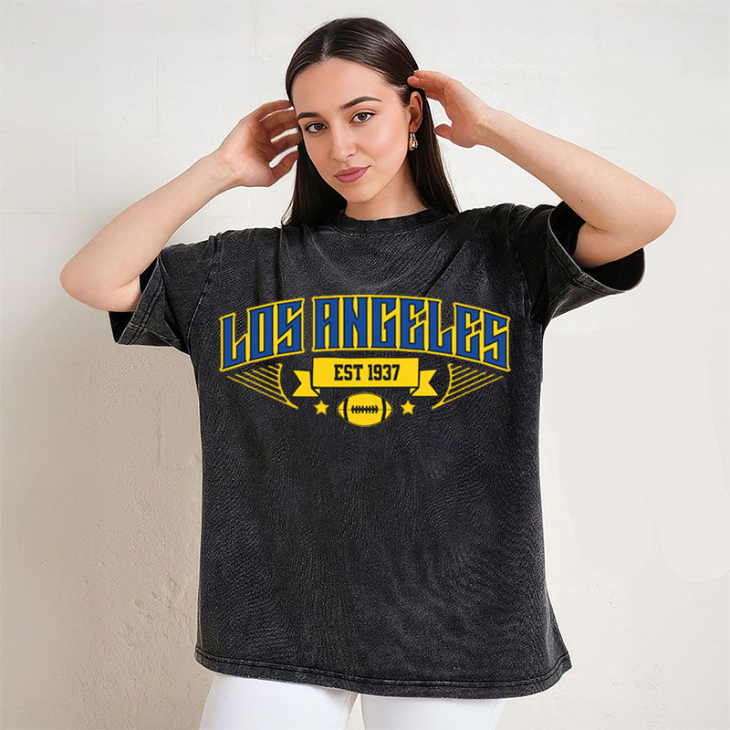 Vintage Los Angeles Football Sweatshirt - Rams Comfort Colors Football T-Shirt