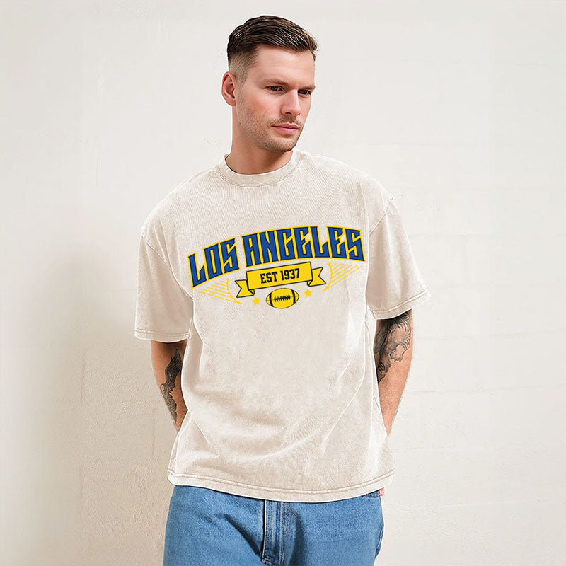 Vintage Los Angeles Football Sweatshirt - Rams Comfort Colors Football T-Shirt