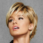 Bob Wig With Eye-Length Bangs Short Hair Wig