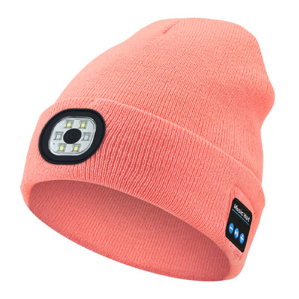 LED Bluetooth Beanie - Bluetooth Beanie With LED Headlamp