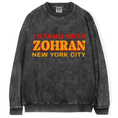I Stand With Zohran T-shirt/Sweatshirt