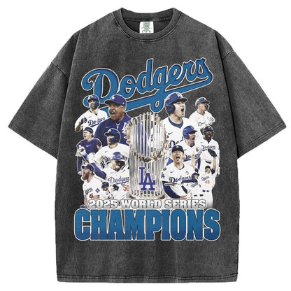 Dodgers 2025 World Series Champions Vintage T-Shirt/Sweatshirt