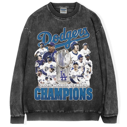 Dodgers 2025 World Series Champions Vintage T-Shirt/Sweatshirt