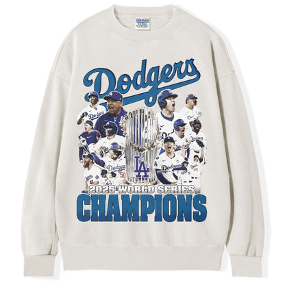 Dodgers 2025 World Series Champions Vintage T-Shirt/Sweatshirt