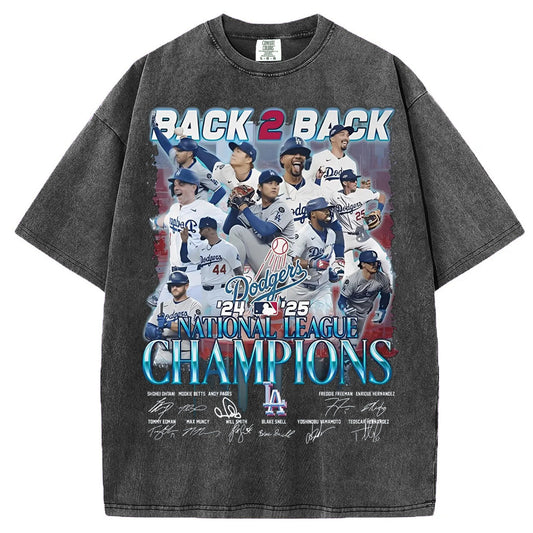 Dodgers Champions Back 2 Back 2025 T-Shirt/Sweatshirt