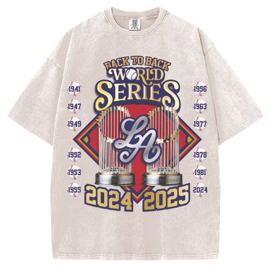 Back to Back Champions LA Baseball T-Shirt/Sweatshirt