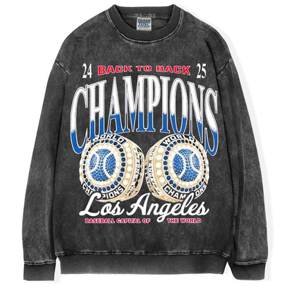 La Baseball Back to Back Champs T-Shirt/Sweatshirt
