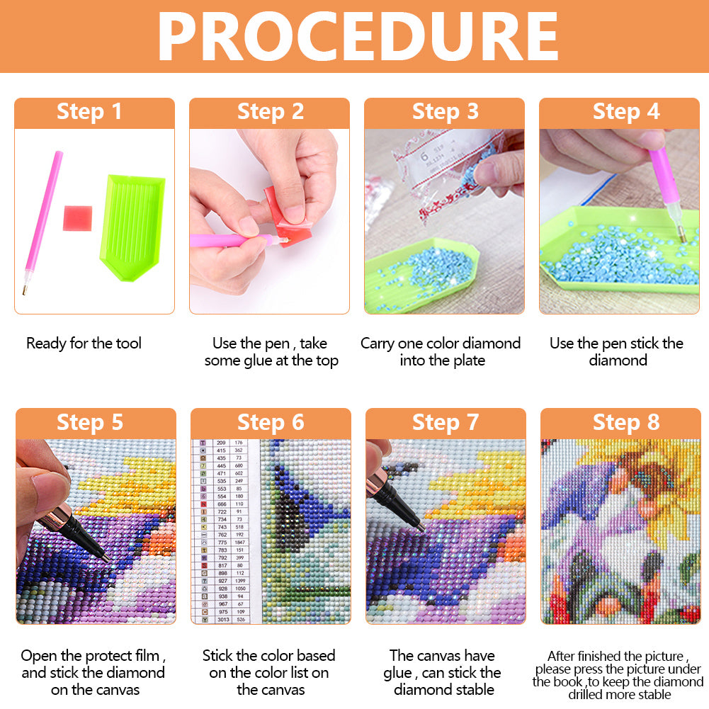 Cottage- Round/Square AB Drills Diamond Painting(45*45cm)