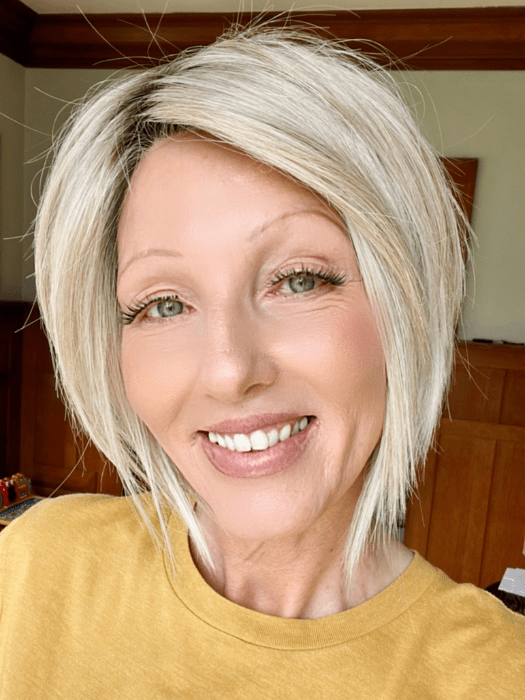 Straight Up With a Twist | HF Synthetic Lace Front Wig (Mono Top)