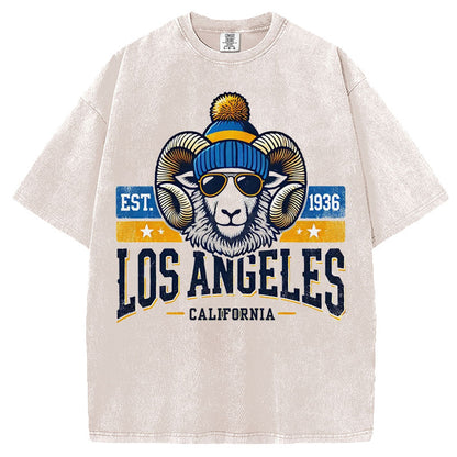 Los Angeles Football Comfort Colors T-shirt, Vintage Rams Sports Sweatshirt