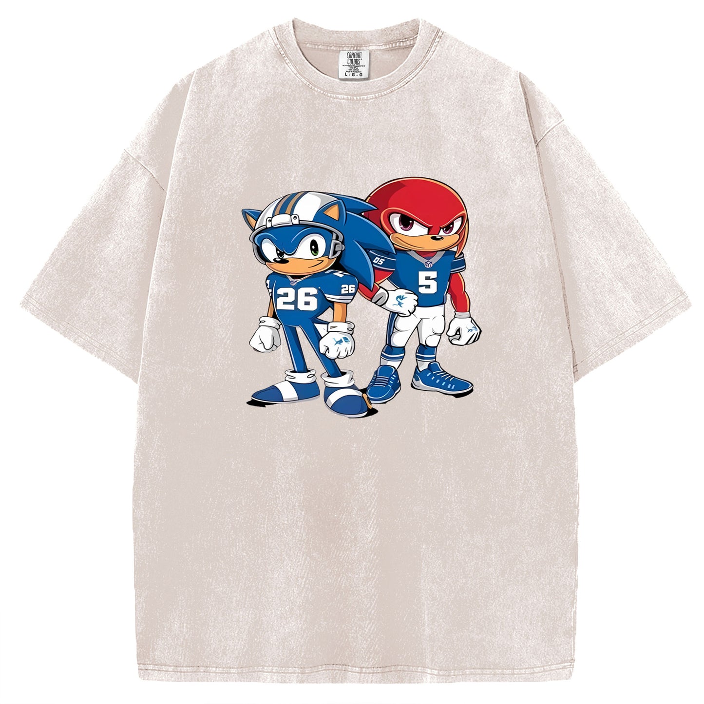 Sonic and knuckles Montgomery Gibbs like Detroit lions T-shirt/Sweatshirt