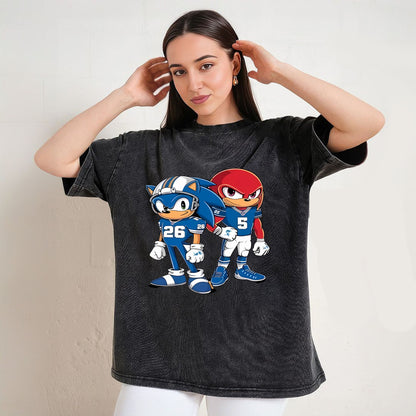 Sonic and knuckles Montgomery Gibbs like Detroit lions T-shirt/Sweatshirt