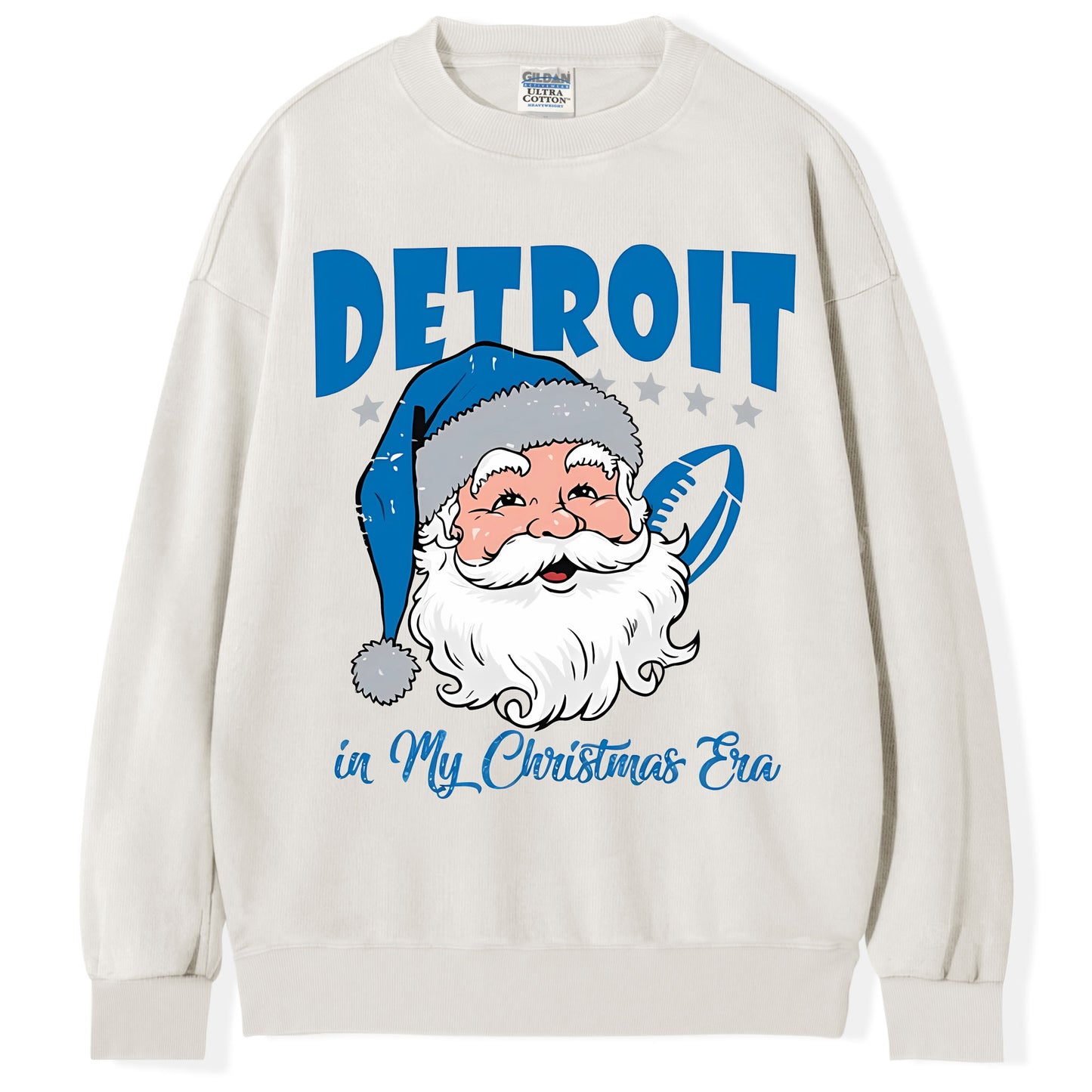 Vintage Detroit Football In My Christmas Era T-Shirt/Sweatshirt