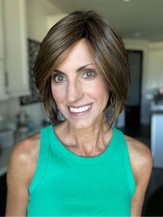 Straight Up With a Twist | HF Synthetic Lace Front Wig (Mono Top)