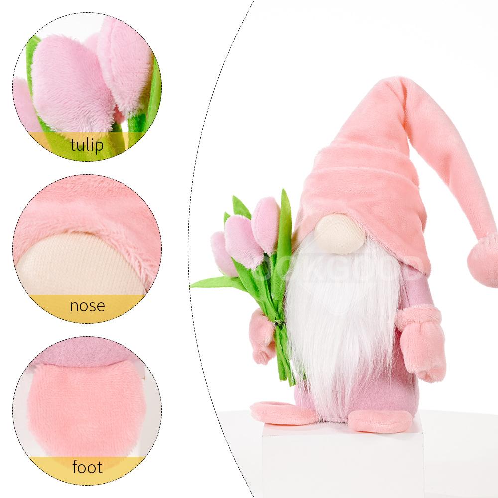 Adorable Tulip Plush Gnome For Mother's Day