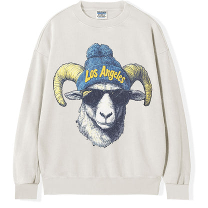 Los Angeles Football Sweatshirt, Vintage Fan Gift, Game Day T-Shirt