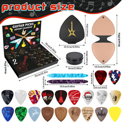 🎁Christmas Gift 50% OFF🎸Guitar Picks Advent Calendar 2025
