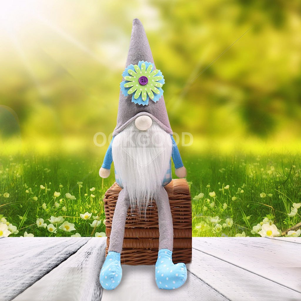 Spring Flower Plush Gnome Doll