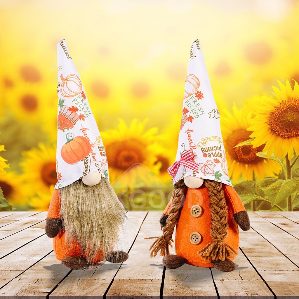 Handmade Plush Gnome Ornament For Holiday Gift