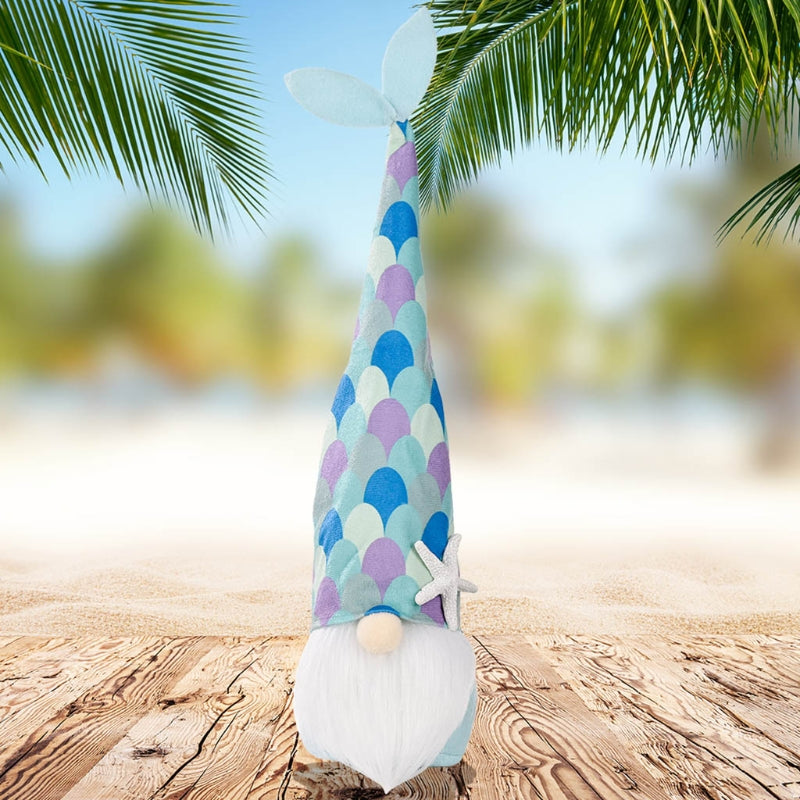 Ocean Gnome With Fish Tail For Summer Decor