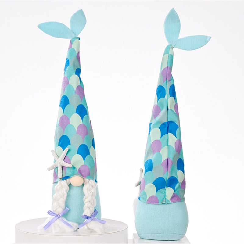 Ocean Gnome With Fish Tail For Summer Decor