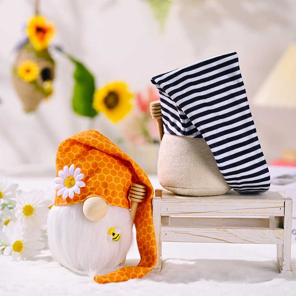Bee Gnome Doll With Long Hat