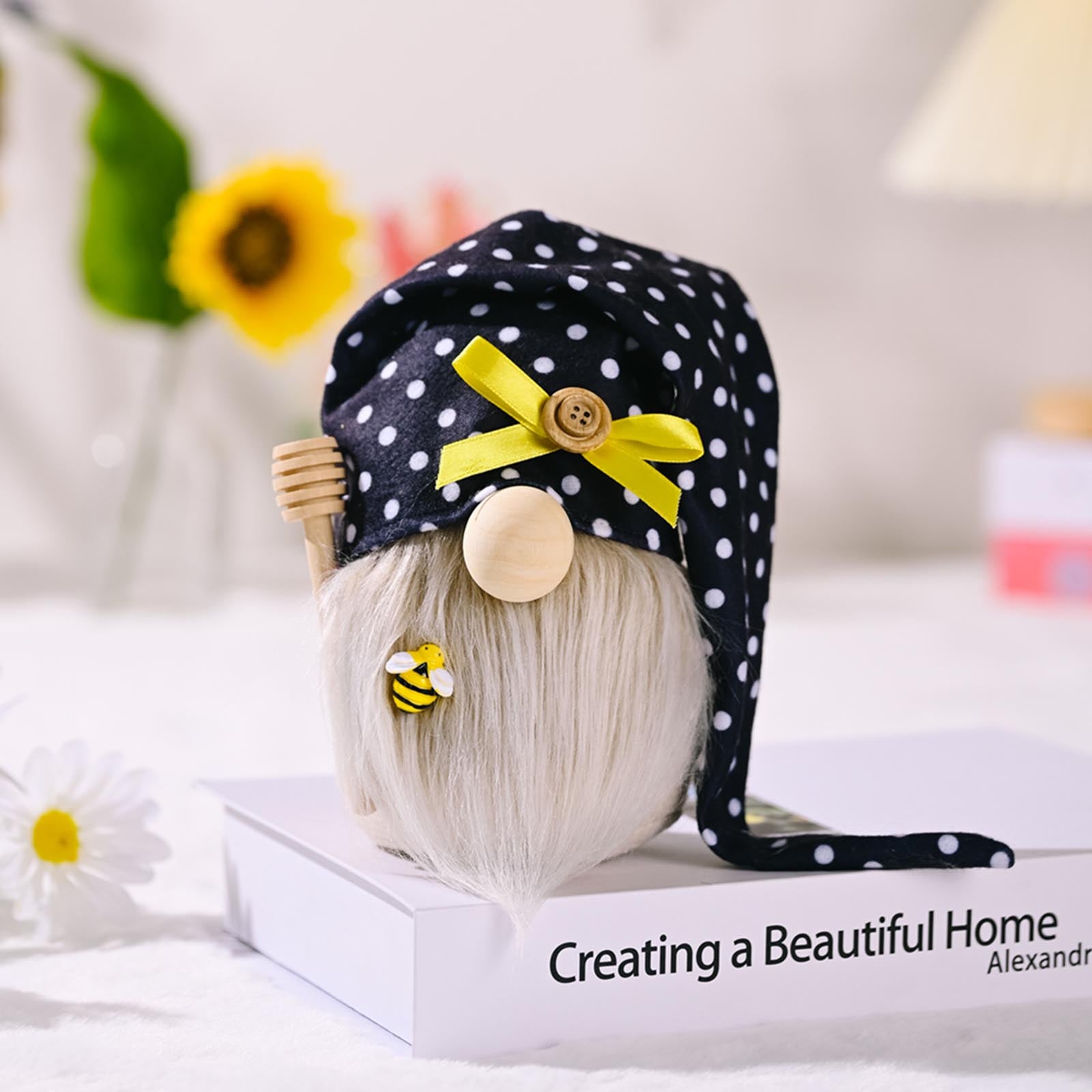 Bee Gnome Doll With Long Hat