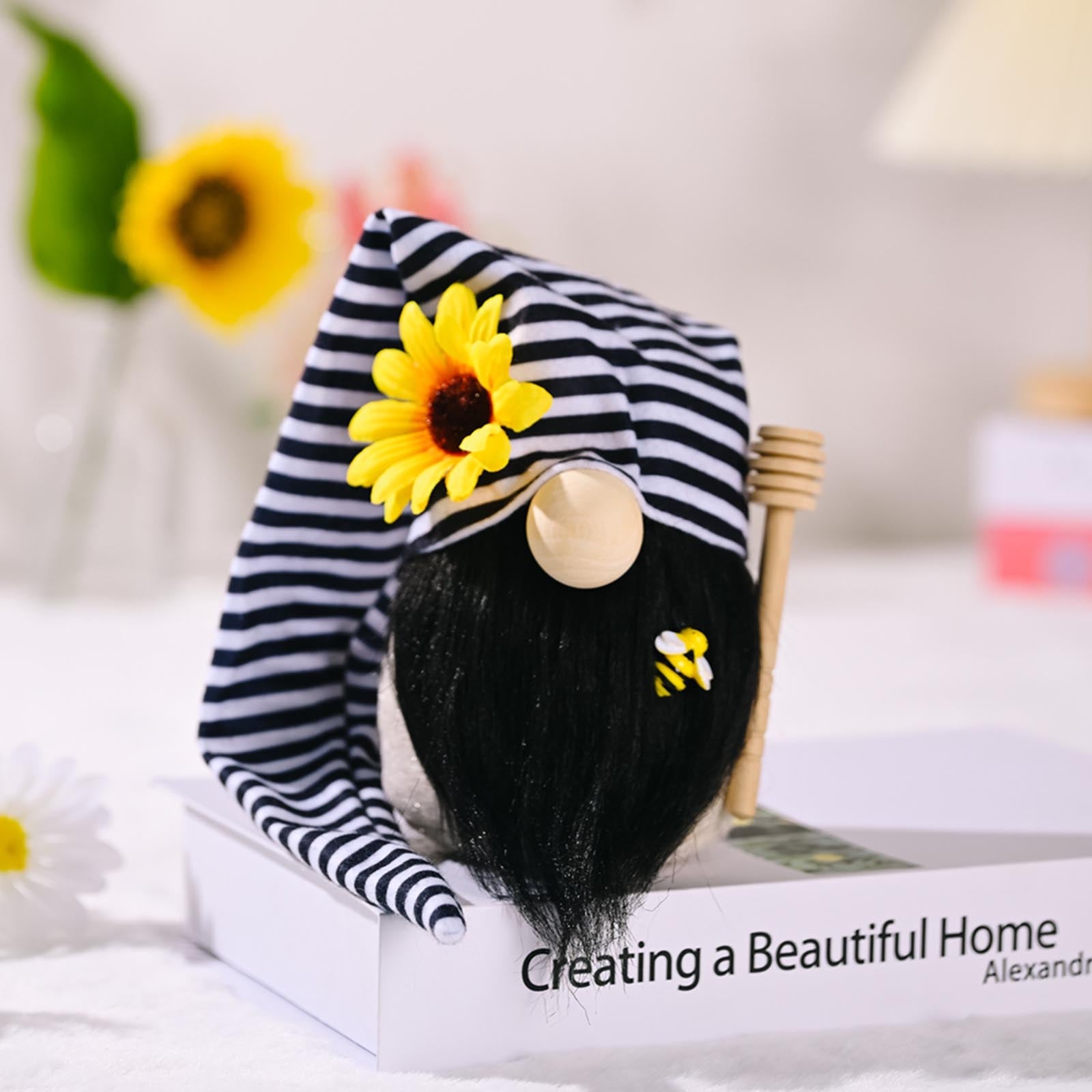 Bee Gnome Doll With Long Hat