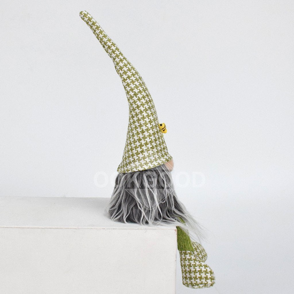 Handmade Spring Plush Gnome Doll For Holiday Gift And Home Deco