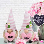 Handmade Spring Gnome Doll Couple For Mother's Day Gift