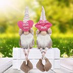 Handmade Spring Gnome Doll Couple For Mother's Day Gift