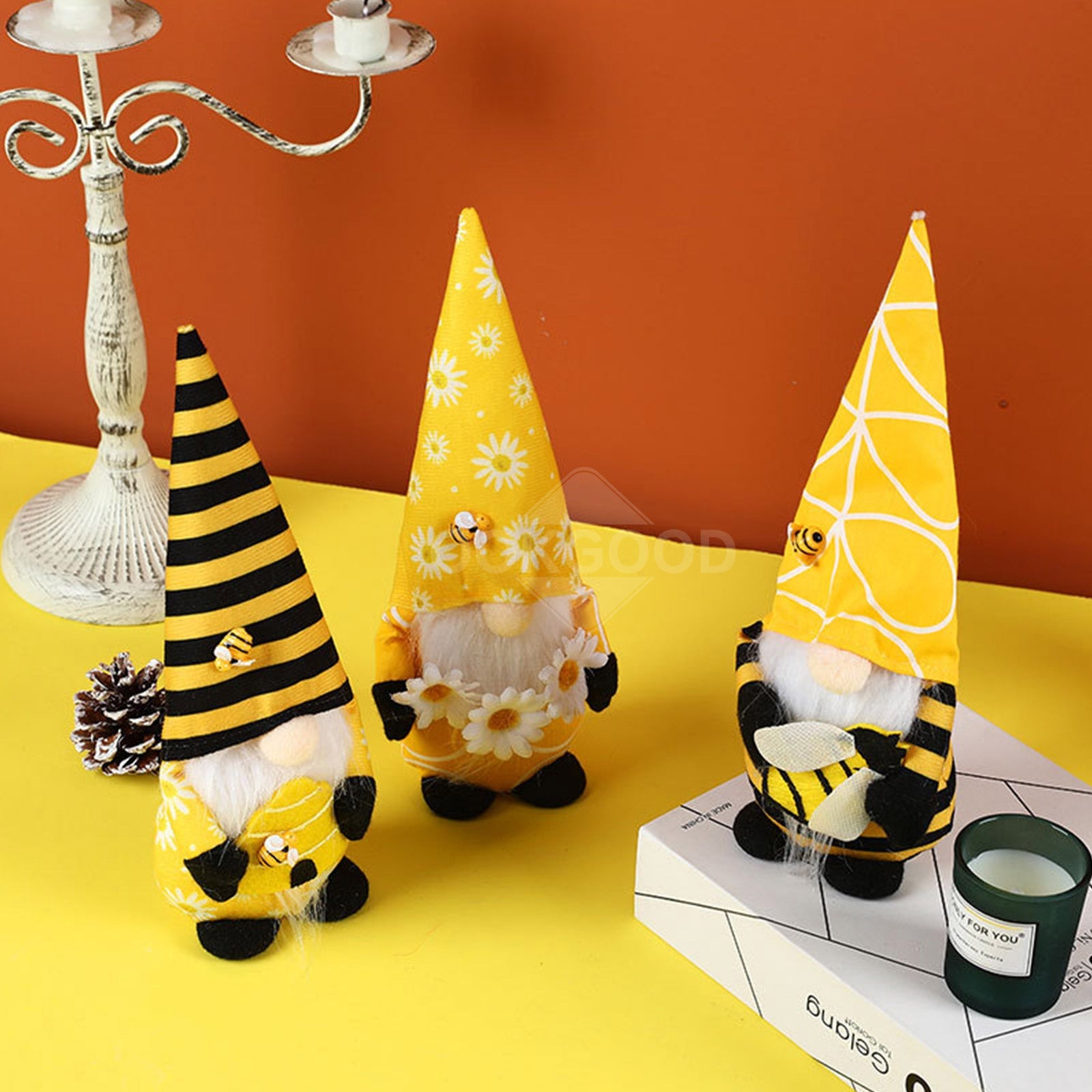 Lovely Bee Gnome Brothers