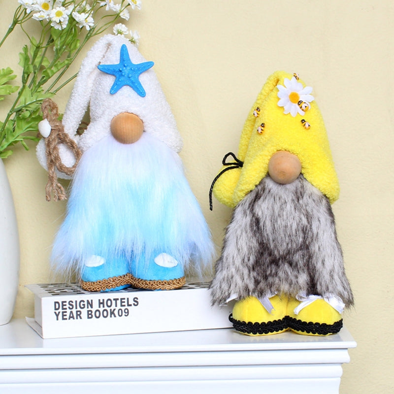 Bee Starfish Gnome For Spring Summer Decor
