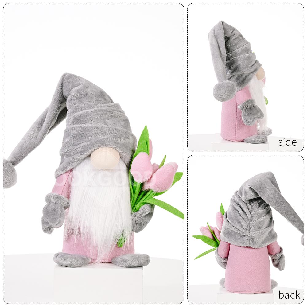 Adorable Tulip Plush Gnome For Mother's Day
